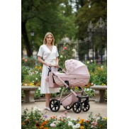 ADAMEX Бебешка количка Quantum Natura Leather Blossom ADAMEX Бебешка количка Quantum Natura Leather Blossom